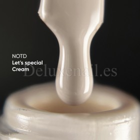 Gel Polish Cream 081 NAILSOFTHEDAY, esmalte semipermanente beige crema, 10 ml