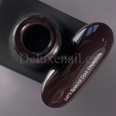 Gel Polish Dark Chocolate 357 NAILSOFTHEDAY, esmalte semipermanente chocolate, 10 ml