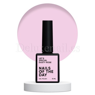 Gel Polish Dusty Rose 208 NAILSOFTHEDAY, esmalte semipermanente rosa claro, 10 ml