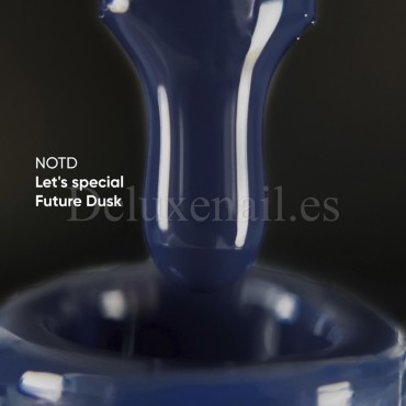 Gel Polish Future Dusk 321 NAILSOFTHEDAY, esmalte semipermanente azul oscuro, 10 ml