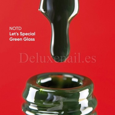 Esmalte Permanente Let’s special Green Glass NAILSOFTHEDAY, Verde oscuro, 10 ml