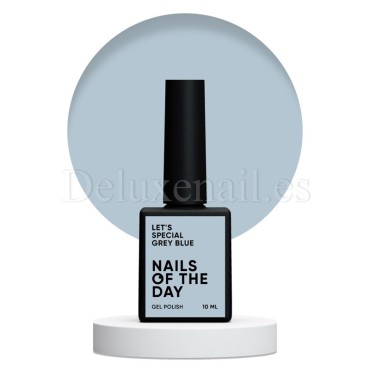 Esmalte Permanente Let’s special Grey Blue NAILSOFTHEDAY, Gris azulado, 10 ml