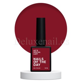 Esmalte Permanente Let’s special Lady NAILSOFTHEDAY, Rojo, 10 ml