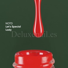 Gel Polish Lady 137 NAILSOFTHEDAY, esmalte semipermanente rojo, 10 ml