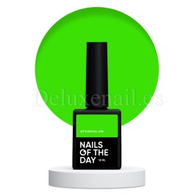 Esmalte Permanente Let’s special Lime NAILSOFTHEDAY, Verde Neón, 10 ml