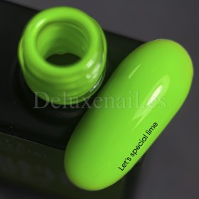 Gel Polish Lime 245 NAILSOFTHEDAY, esmalte semipermanente verde neón, 10 ml