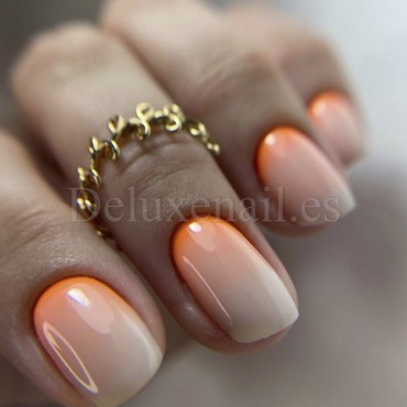 Gel Polish Orange 225 NAILSOFTHEDAY, esmalte semipermanente naranja, 10 ml