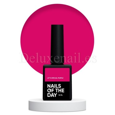 Esmalte Permanente Let’s special Purple NAILSOFTHEDAY, Rosa Neón, 10 ml