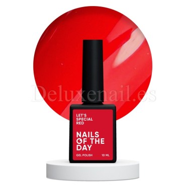 Esmalte Permanente Let’s special Red NAILSOFTHEDAY, Rojo, 10 ml