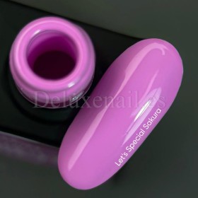 Gel Polish Sakura 201 NAILSOFTHEDAY, esmalte semipermanente violeta, 10 ml