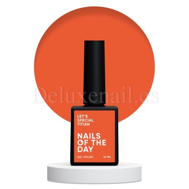 Esmalte Permanente Let’s special Titian NAILSOFTHEDAY, Zanahoria, 10 ml