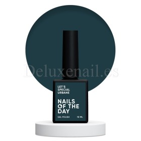 Gel Polish Urbane 329 NAILSOFTHEDAY, esmalte semipermanente gris verdoso, 10 ml
