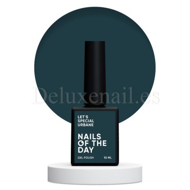 Gel Polish Urbane 329 NAILSOFTHEDAY, esmalte semipermanente gris verdoso, 10 ml