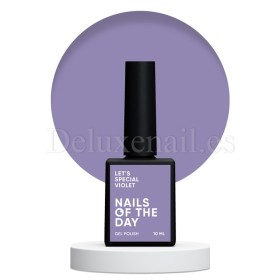 Gel Polish Violet 285 NAILSOFTHEDAY, esmalte semipermanente violeta, 10 ml