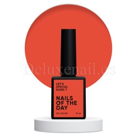 Esmalte Permanente Let’s special Dune 7 NAILSOFTHEDAY, Rojo, 10 ml