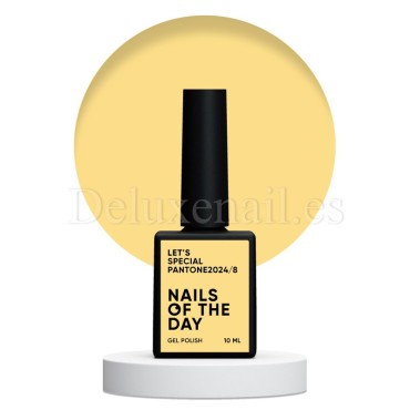 Esmalte Permanente Let’s special Pantone 8 NAILSOFTHEDAY, Amarillo, 10 ml