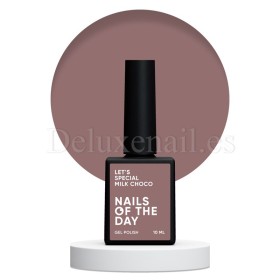 Esmalte Permanente Let’s special Milk Choco NAILSOFTHEDAY, Marrón, 10 ml