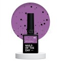 Esmalte Permanente MiDots 06 NAILSOFTHEDAY, Morado con partículas negras, 10 ml