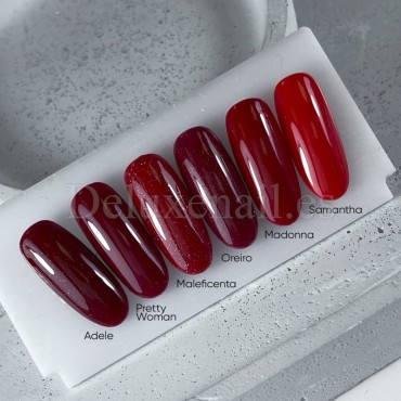 Esmalte Permanente Let’s special Madonna NAILSOFTHEDAY, Rojo con micro brillo, 10 ml