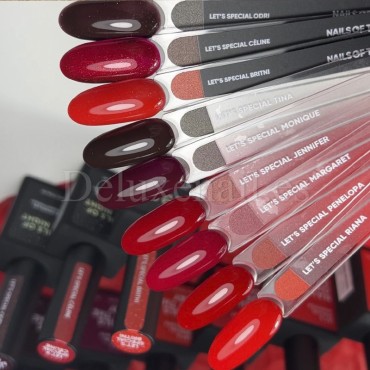 Esmalte Permanente Let’s special Margaret NAILSOFTHEDAY, Rojo rosado, 10 ml