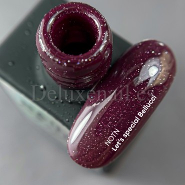 Esmalte Reflectante Belucci NAILSOFTHENIGHT, Burdeos, 10 ml