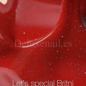 Esmalte Reflectante Britni NAILSOFTHENIGHT, Rojo, 10 ml