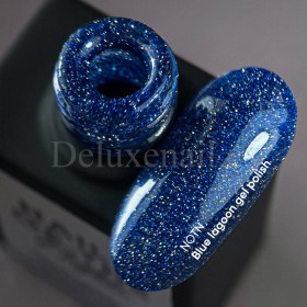 Esmalte Reflectante Blue Lagoon NAILSOFTHENIGHT, Azul, 10 ml