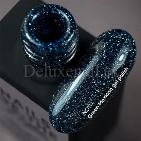 Esmalte Reflectante Green Mexican NAILSOFTHENIGHT, Verde oscuro, 10 ml