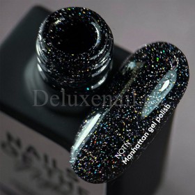 Esmalte Reflectante Manhattan NAILSOFTHENIGHT, Negro, 10 ml
