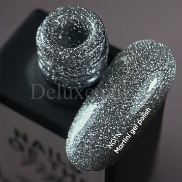 Esmalte Reflectante Martini NAILSOFTHENIGHT, Plata, 10 ml