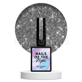 Esmalte Reflectante Pina Colada NAILSOFTHENIGHT, Gris oscuro, 10 ml