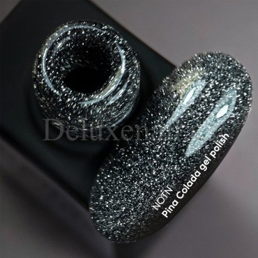 Esmalte Reflectante Pina Colada NAILSOFTHENIGHT, Gris oscuro, 10 ml