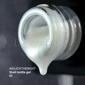 Shell Bottle Gel con pincel 01 NAILSOFTHENIGHT, 10 ml