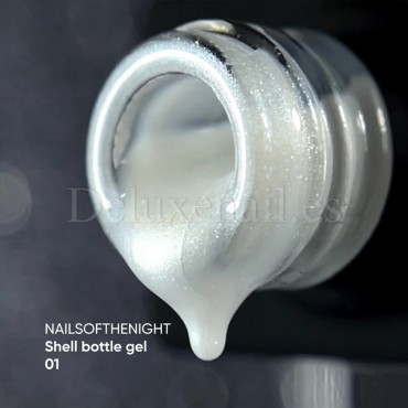 Shell Bottle Gel con pincel 01 NAILSOFTHENIGHT, 10 ml