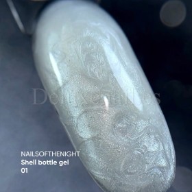 Shell Bottle Gel con pincel 01 NAILSOFTHENIGHT, 10 ml