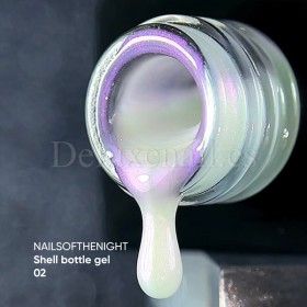 Shell Bottle Gel con pincel 02 NAILSOFTHENIGHT, 10 ml