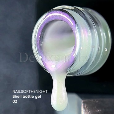 Shell Bottle Gel con pincel 02 NAILSOFTHENIGHT, 10 ml