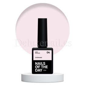 Cover Base 04 NAILSOFTHEDAY, base camuflaje, beige rosado, 10 ml