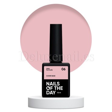 Cover Base 06 NAILSOFTHEDAY, base camuflaje, nude, 10 ml