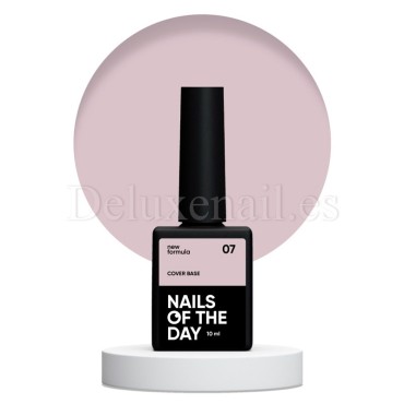 Cover Base 07 NAILSOFTHEDAY, base camuflaje, beige natural, 10 ml
