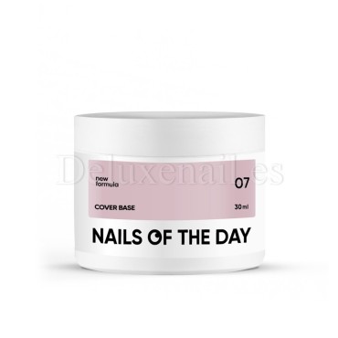 Cover Base 07 NAILSOFTHEDAY, base camuflaje, beige natural, 30 ml