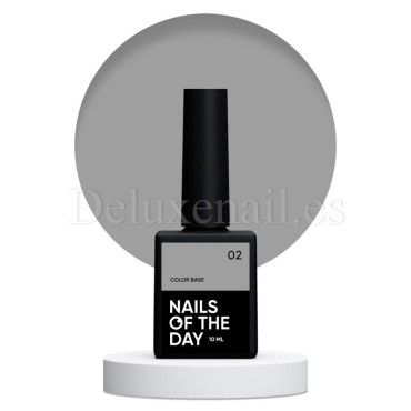 Color Base 02 NAILSOFTHEDAY, base de color gris, 10 ml