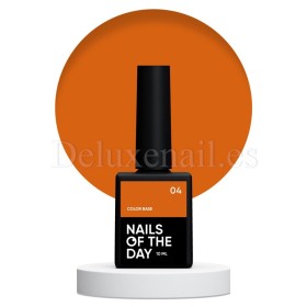 Color Base 04 NAILSOFTHEDAY, base de color zanahoria, 10 ml