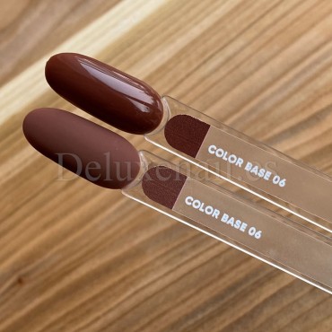 Color Base 06 NAILSOFTHEDAY, base de color chocolate, 10 ml