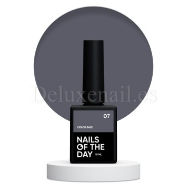 Color Base 07 NAILSOFTHEDAY, base de color gris azulado, 10 ml
