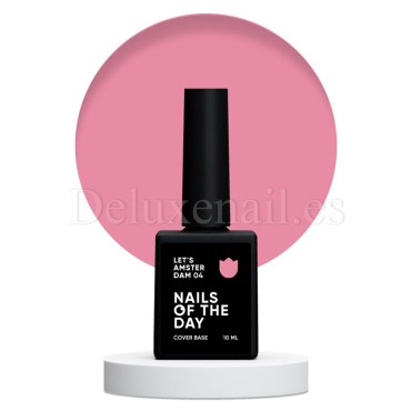 Base Let’s Amsterdam 04 NAILSOFTHEDAY, base de color rosa, 10 ml