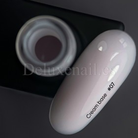 Cream Base 07 NAILSOFTHEDAY, base de color rosa lechoso, 10 ml