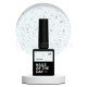 Potal Base 09 NAILSOFTHEDAY, base decorativa, gris lechoso con trozos de foil plateado, 10 ml
