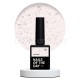 Potal Base 10 NAILSOFTHEDAY, base decorativa, blanco lechoso con trozos de foil plateado, 10 ml