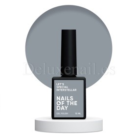 Gel Polish Interstellar NAILSOFTHEDAY, esmalte semipermanente gris claro, 10 ml